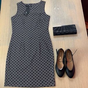 NWT MARIO SARRANI Patterned Sheath Dress (4)